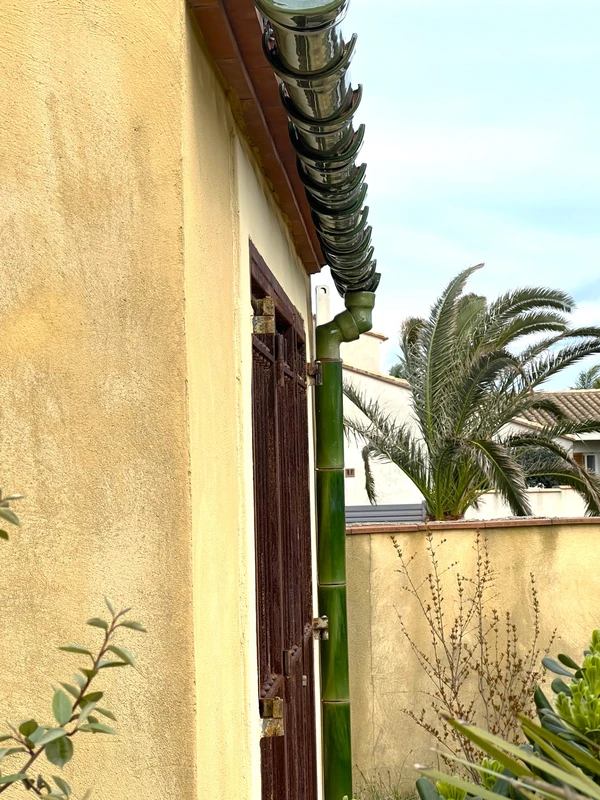 Gouttière verte